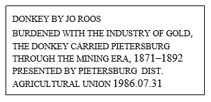Donkeys in South African history